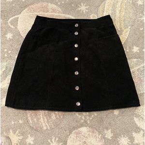 H&M mini black skirt